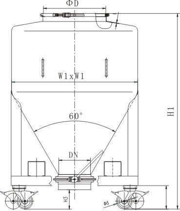 LDF Series Bin Hopper