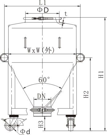 LDT Series Bin Hopper